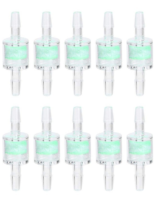 MUNEFE 10PCS Aquarium Filter Tube, ABS Silicone Tube Filter, Plastic Fish Tank Check Valve for Fish Tanks and Aquarium(8MM) - Image 1